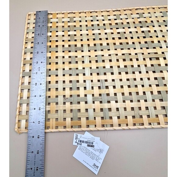 8 IKEA Woven Placemat, Bamboo, 15.35" (SET OF 8)  NEW - Picture 5 of 6